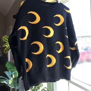 🌙 Crescent Moon Sweater